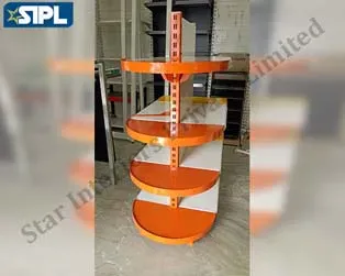 Supermarket Double Sided Center Display Rack